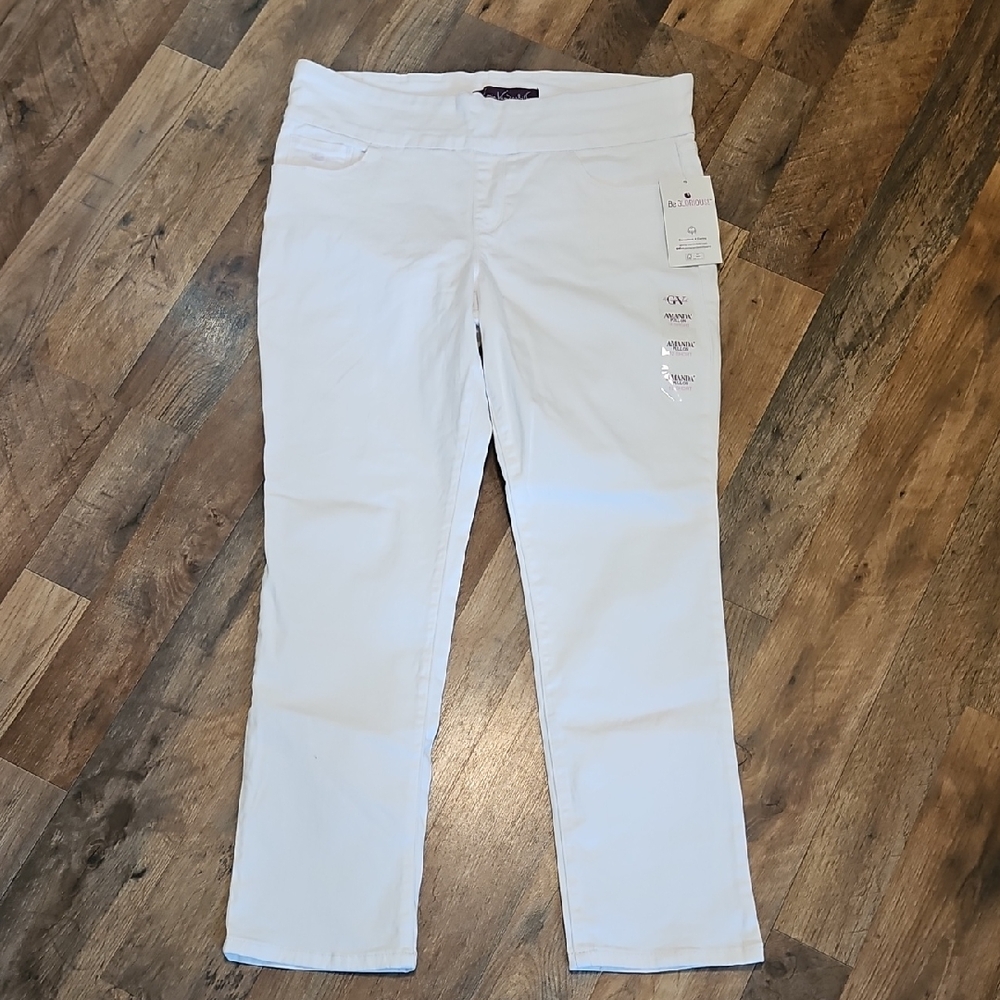 👖GLORIA VANDERBILT AMANDA STYLE  Women's White Jeans